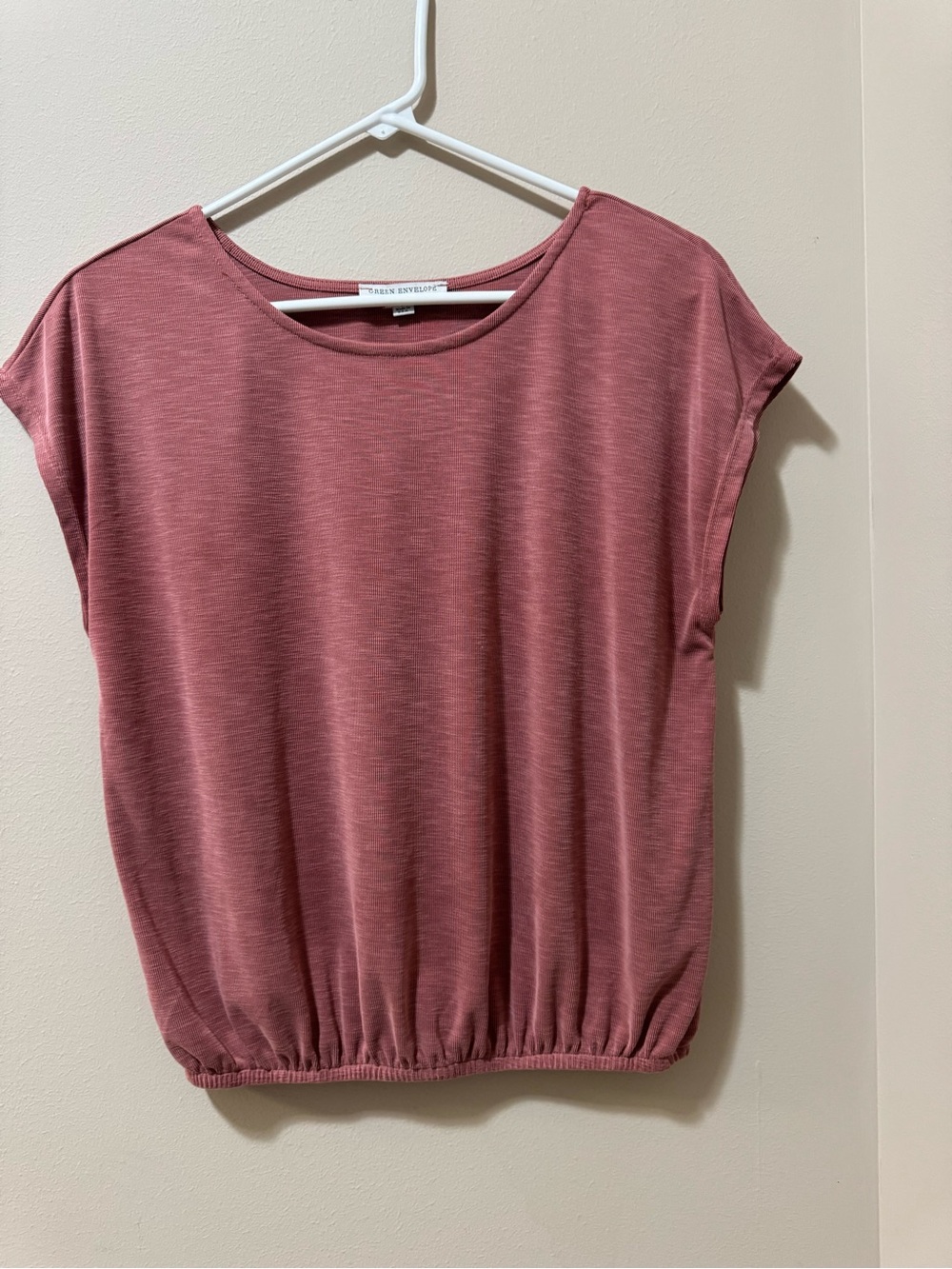 Green Envelope Dusty Rose Tank Top